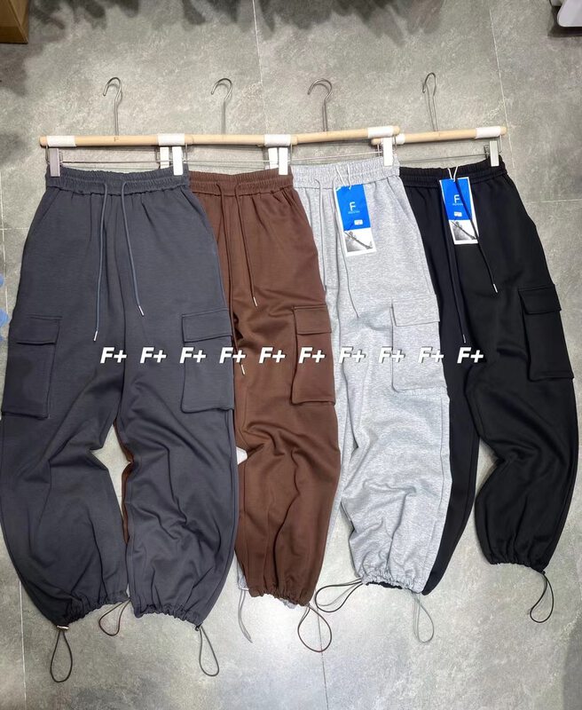 New in autumn! [F] Korean version of solid color loose overalls casual pants 1609# HBX