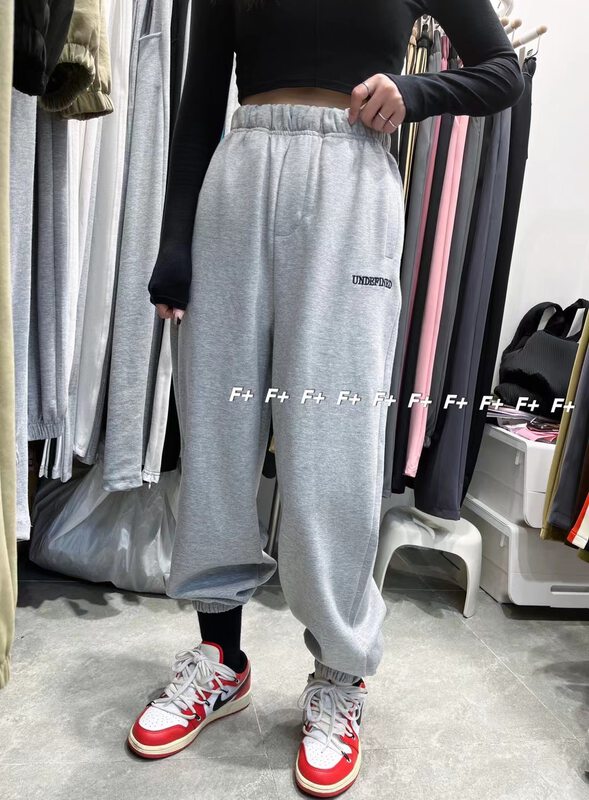 Autumn is new! [F] Sports style leggings letter embroidery casual pants 1613# HBX
