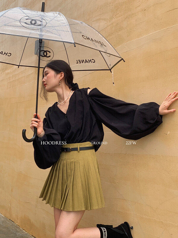 Autumn is new! [Fire HOODRESS] Light familiar style with removable sleeves design to wear more short coats (with removable sleeves) 22328# JHY