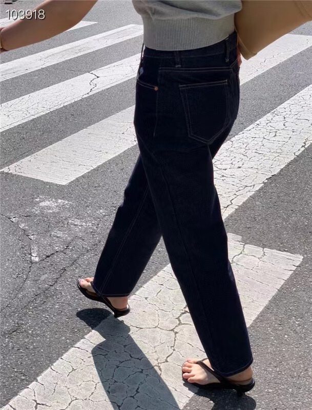 New in autumn!【SELNE】High waist slim all-match jeans 4203# XYJ