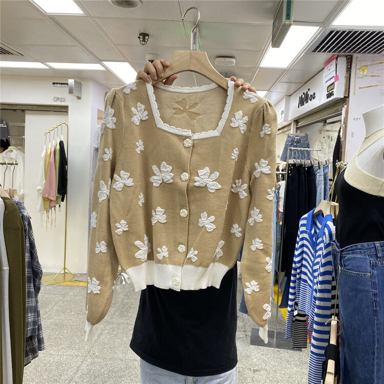 【LMK】Korean Style Breasted Knit Cardigan YS1-318# HJY