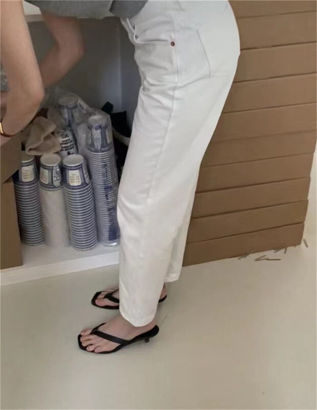 New in early autumn!【SELNE】High Waist Straight Loose Casual Pants 8806# XYJ