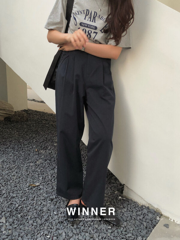 New in early autumn! [WINNER] Korean version slim and versatile loose casual pants YS1-YS1-8805# LL