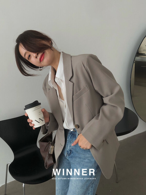 New in early autumn! [WINNER] Simple and comfortable all-match suit for commuting 8806# LL