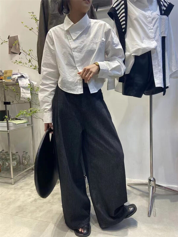 Autumn is new! [REPLAY] Solid color loose all-match commuter shirt (only selling shirts) 10877# ZJY