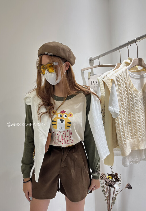 New in autumn!【MISS KOREA】Crew neck pullover casual knitted sweater 9252# HBX