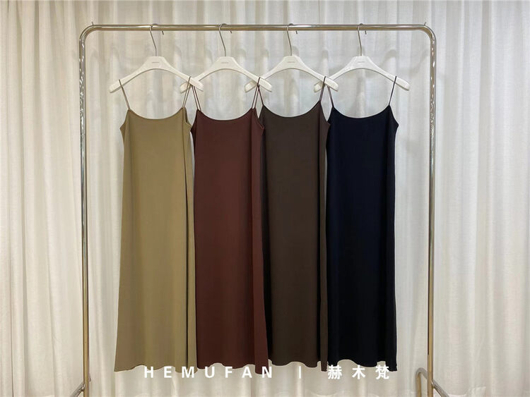 【HEMUFAN】All-match slim and elegant suspender dress YS1-8063# L