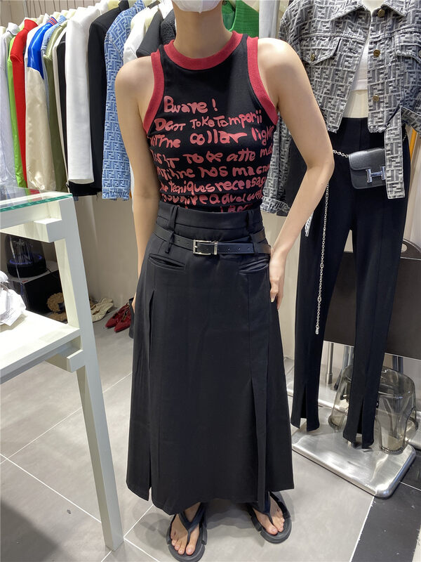 New in early autumn! [TOP CLOSET] Versatile letter comfort vest/sling 9838# OZQ