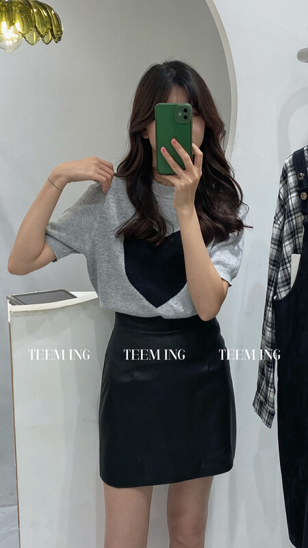New in early autumn! [TEEM ING] Versatile commuter solid color skirt 22T575# HJY