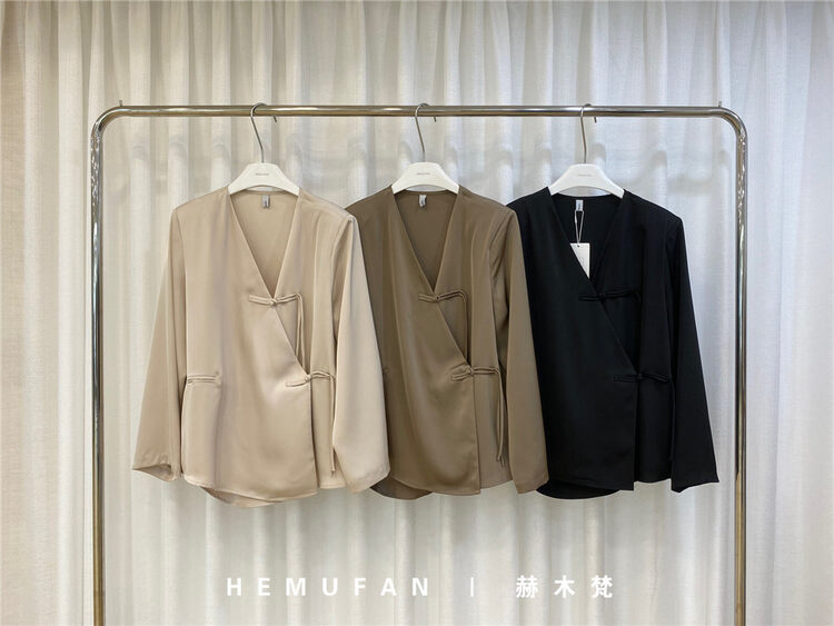 New in early autumn! [HEMUFAN Hemufan] commuting simple and comfortable all-match suit 3821# L