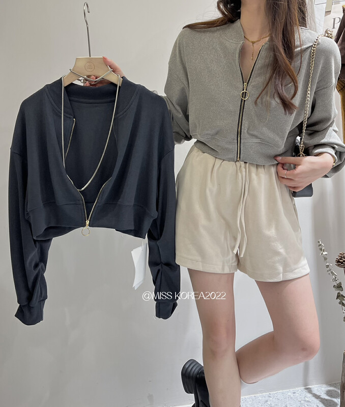 New in early autumn!【MISS KOREA】Korean casual all-match short jacket (single jacket) 9222# HBX