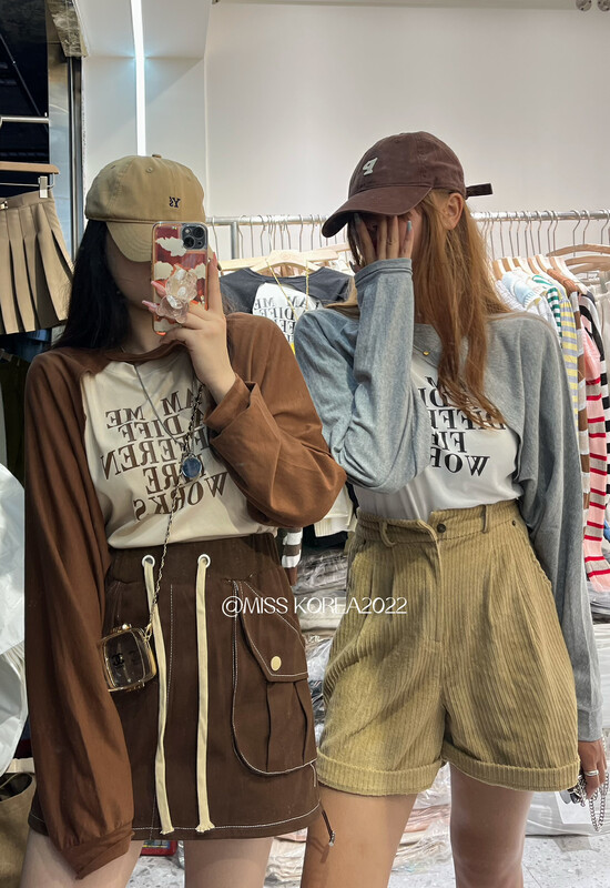 New in autumn!【MISS KOREA】Korean Fashion Casual Shirt + Simple Versatile Short Sleeve Suit 9268# HBX