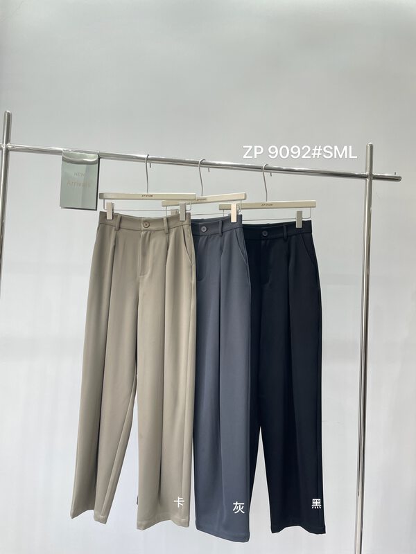 New in early autumn! [Z.P STUDIOS] Comfortable and simple solid color trousers 9092# ZJY