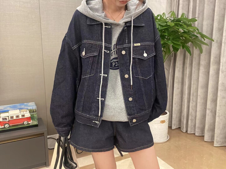 New in early autumn! [SELF] Korean version of loose temperament denim jacket A5008# LSL