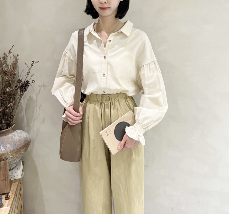 New in early autumn! [I LOOK] Japanese simple solid color shirt 12081# ZJY