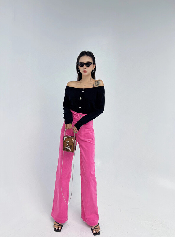 New in early autumn! [D.TWO D2] High-quality flared slim jeans 2305091# ZXL