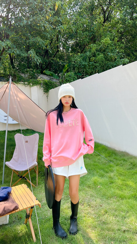 New in early autumn! [OUR] Round neck loose pullover casual sweater 11905# LSW
