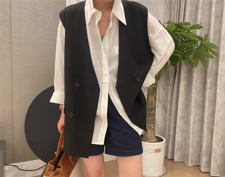 New in early autumn! [SELF] commuter irregular suit vest 7627# LSL