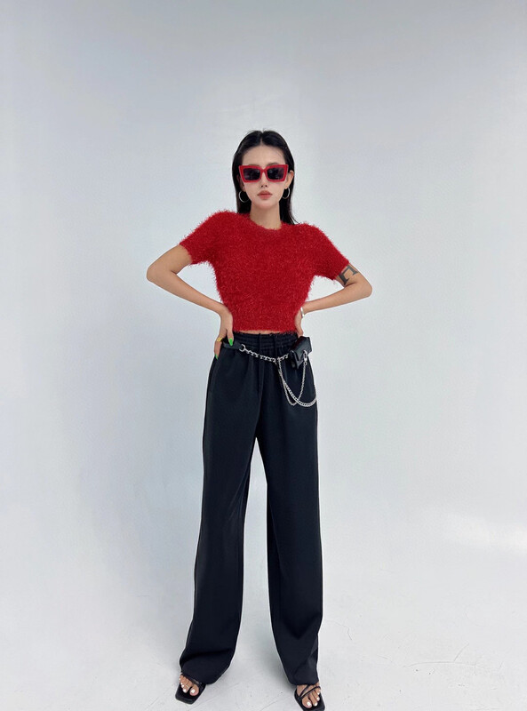 New in early autumn!【D.TWO D2】Simple and versatile straight casual pants 2305216# ZXL