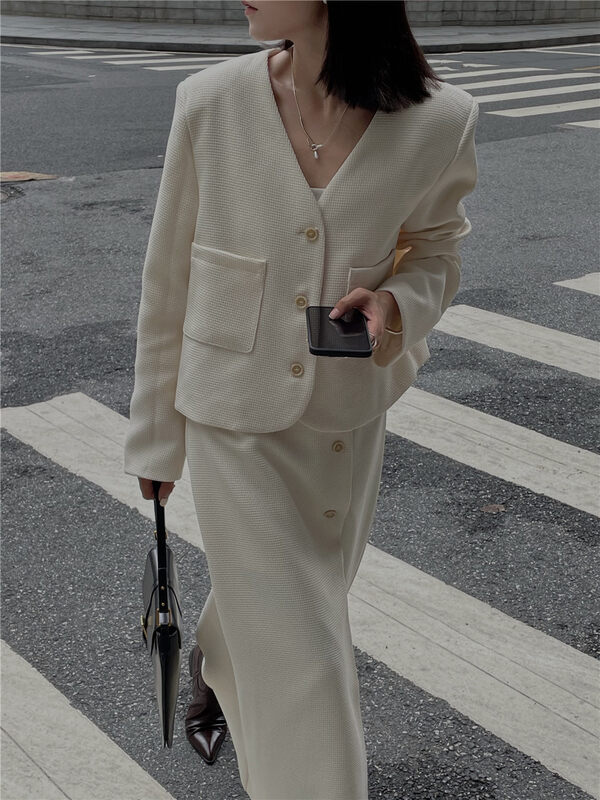 Autumn is new! [SOUL] Xiaoxiangfeng high-quality plaid short coat 2765# CLS