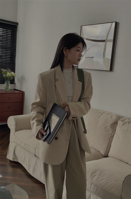 Autumn is new! [SOUL] Korean style loose short coat 2764# CLS