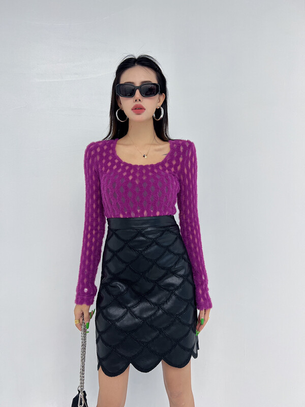 Autumn is new! [D.TWO D2] Temperament is thin and high waist skirt 2329293# ZXL