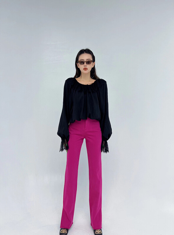 New in early autumn! [D.TWO D2] European and American style slim straight jeans 2305089# ZXL