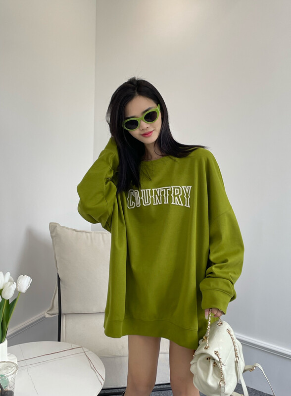 【KEYBOARD】Korean style hollow toothbrush embroidered letter casual sweater 6616K