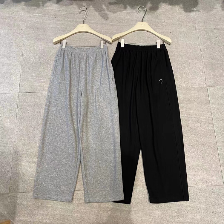 New in early autumn! [SELF] Elastic waist smiley all-match casual pants 7636# LSL