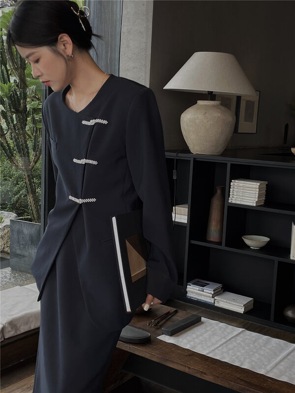 New in Autumn! [SOUL] Design niche short coat with buckle 2623# CLS