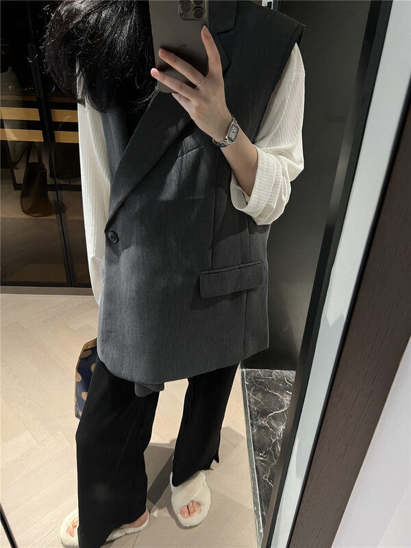 New in early autumn! [Modern 197] temperament commuter suit vest 81268# LSL