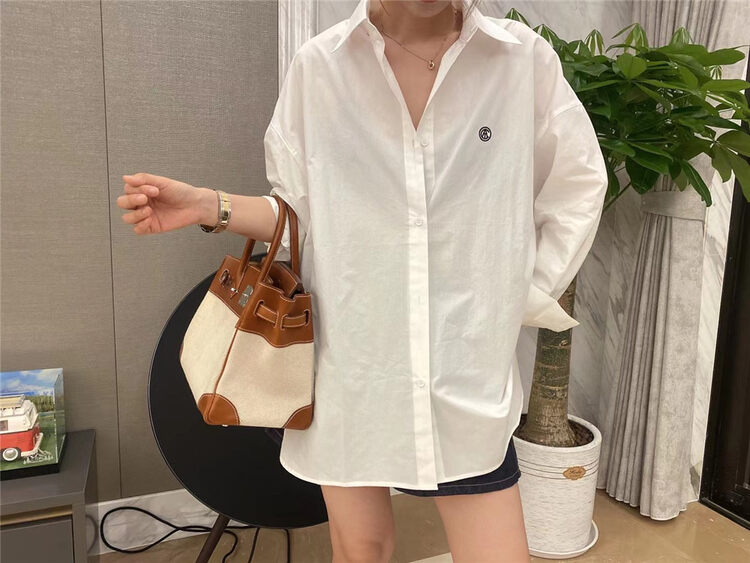 New in early autumn! [SELF] Commuter all-match embroidered shirt 7065# LSL