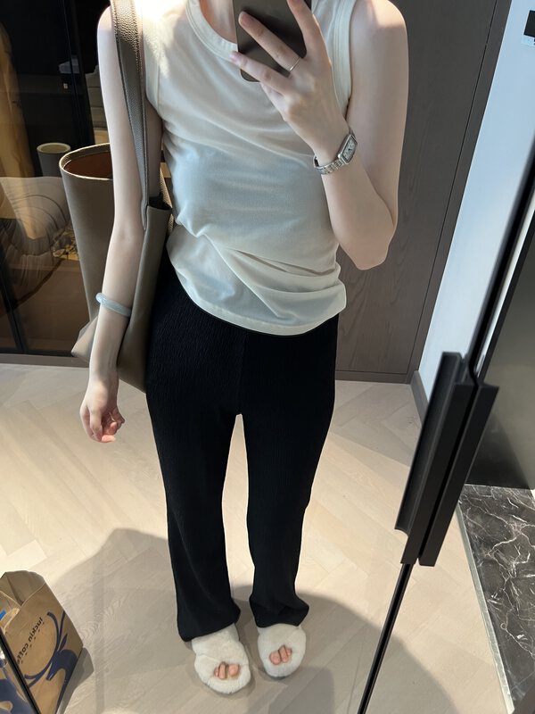 New in early autumn! [Modern 197] Basic simple and versatile solid color vest/sling 7251# LSL