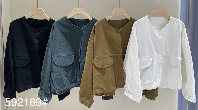 New in autumn! [fabric] slim and comfortable shirt 592189# L