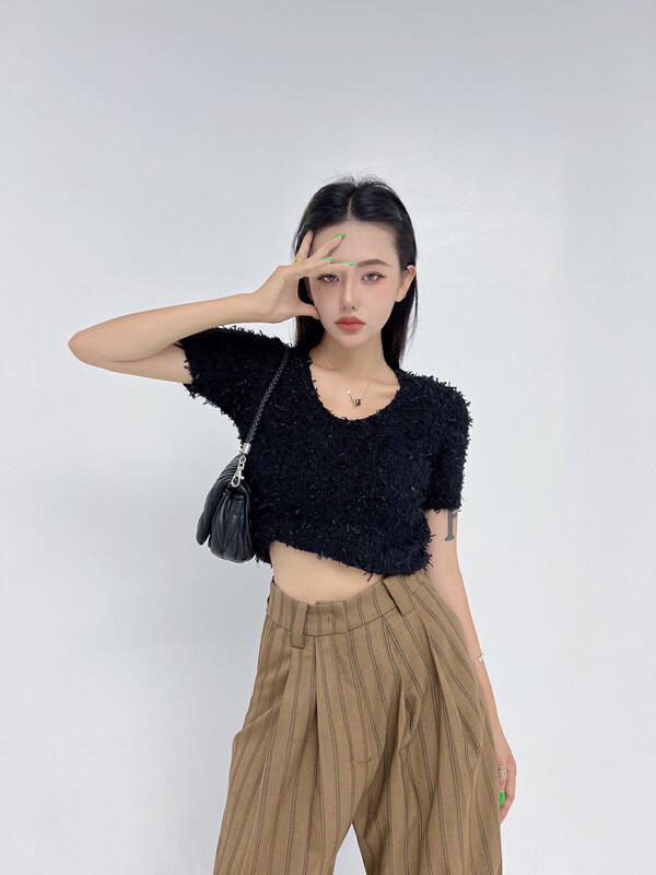 New in early autumn!【D.TWO D2】Hot girl looks slim and versatile knitted cardigan 2319013# ZXL