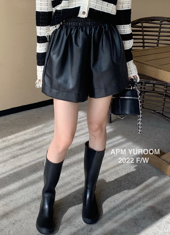 New in early autumn! [APM YUROOM] Korean version of all-match high-waisted slim casual shorts 9005# LSL