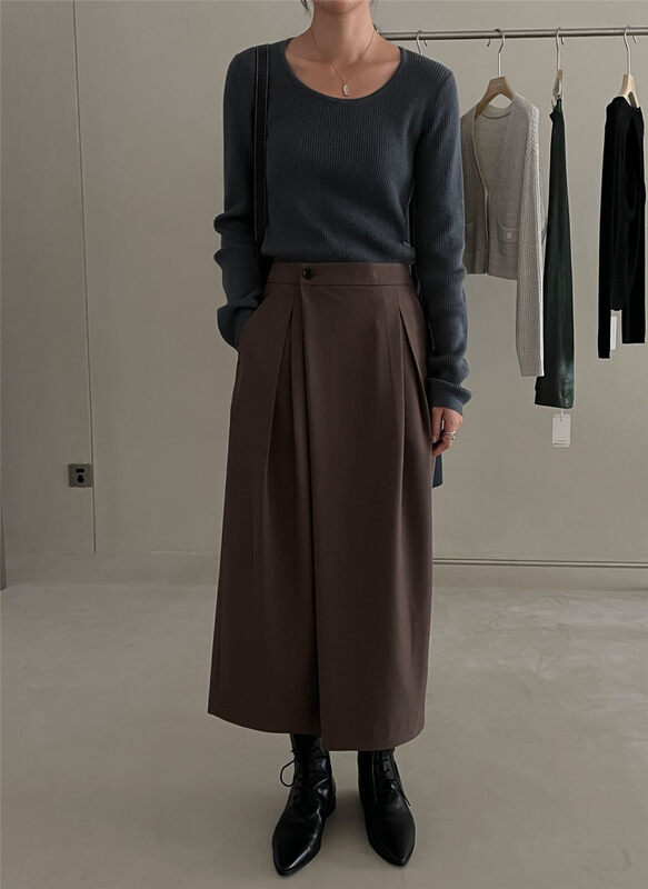 【CLEAN SPACE】Korean style loose and slim skirt YS1-33065