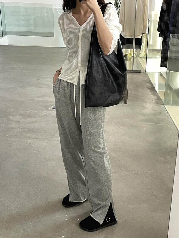 Early autumn new [CLEAN SPACE] Korean version of the simple basic all-match casual pants 31691A# CQW
