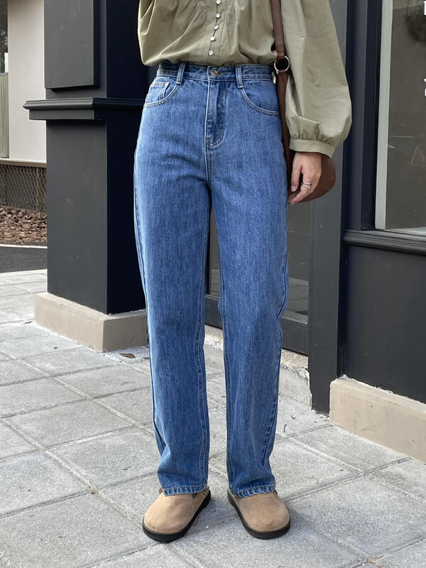 New in early autumn!【CLEAN SPACE】Korean version of casual straight slim jeans 31889# CQW