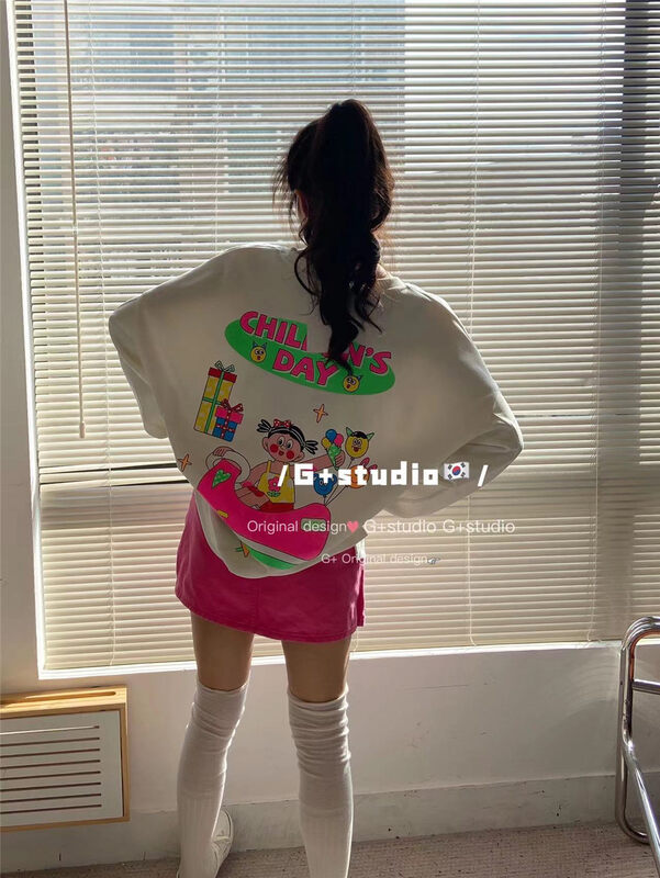 New for Autumn! [G+] Pullover Comfortable Letter Print Sweatshirt 22309# WTT