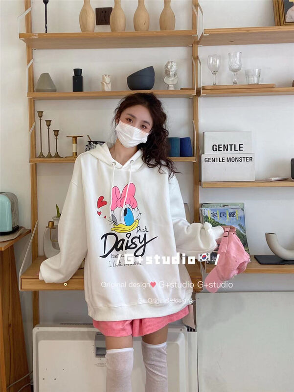 New in autumn! [G+] cartoon print all-match sweater 33312# WTT