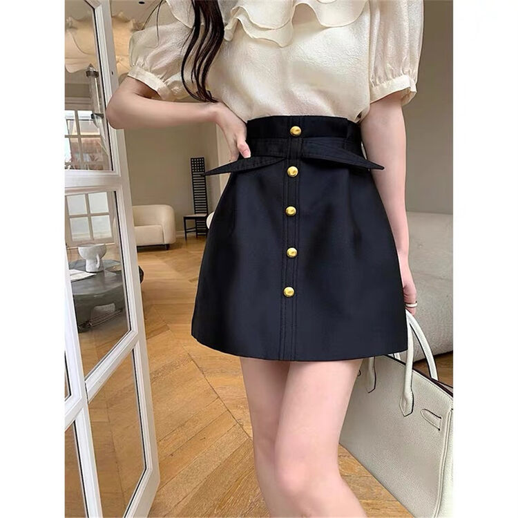 New in early autumn! [Explosive & Dao] Casual and thin solid color skirt B9802# JJ