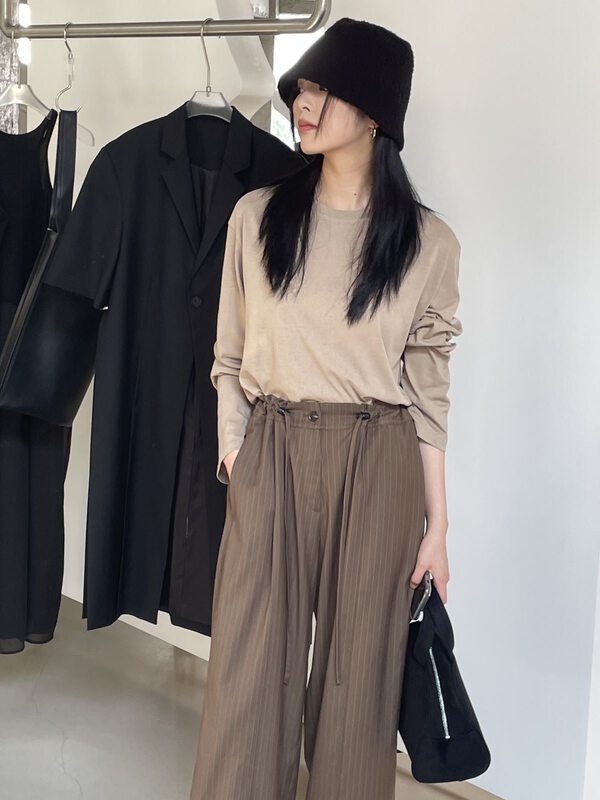Early autumn new [CLEAN SPACE] basic all-match must-have long-sleeved T-shirt 33176# CQW