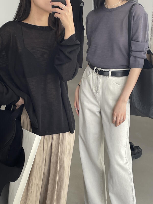 Early autumn new [CLEAN SPACE] basic round neck all-match long-sleeved T-shirt 27991# CQW