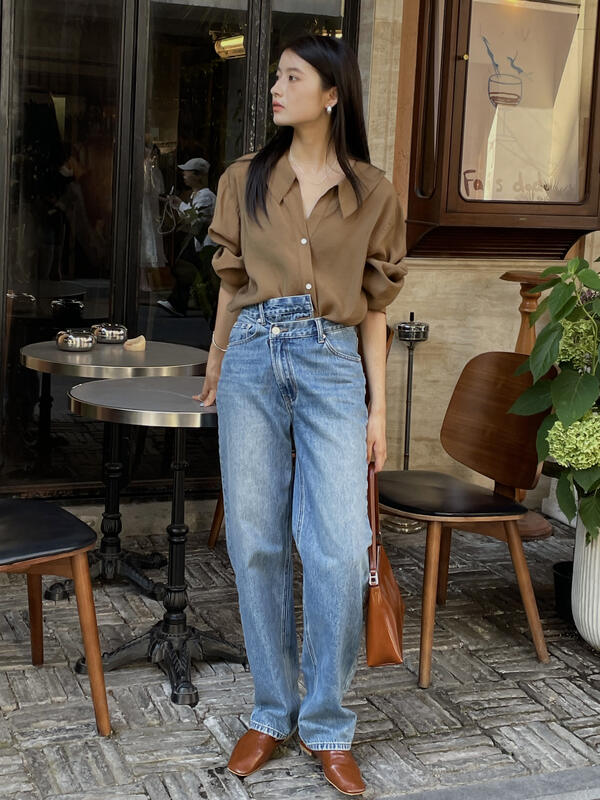 【CLEAN SPACE】Korean casual all-match slimming jeans 33021# CQW