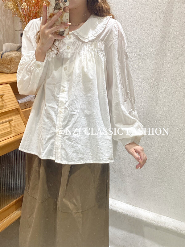 New in early autumn!【NZJ】Single-breasted Japanese simple and comfortable shirt 820303# L