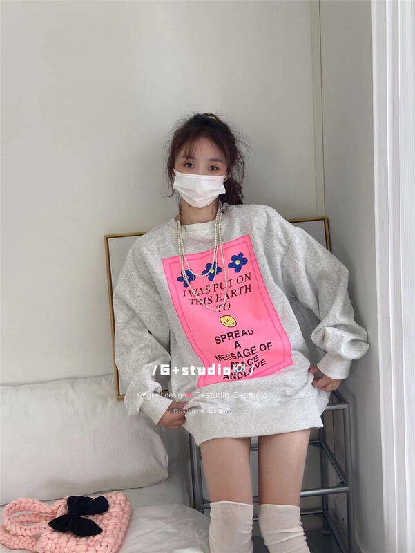 New in autumn! [G+] Korean style pullover comfortable all-match sweater 3315# WTT
