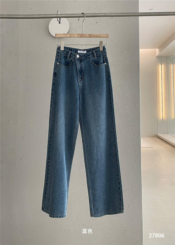 【CLEAN SPACE】Korean wide leg casual jeans 27806