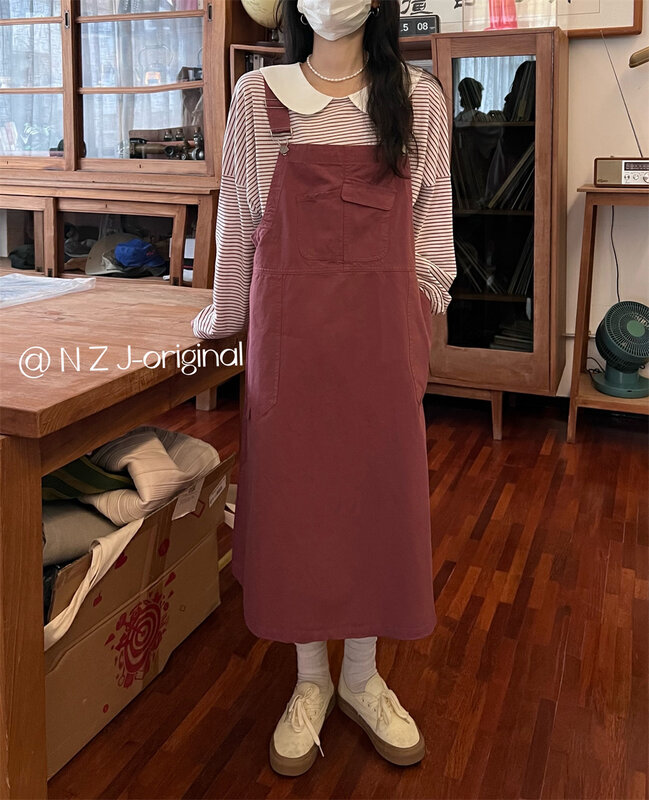 New in early autumn! [NZJ] Pullover comfortable all-match striped color-blocking shirt 820315# L