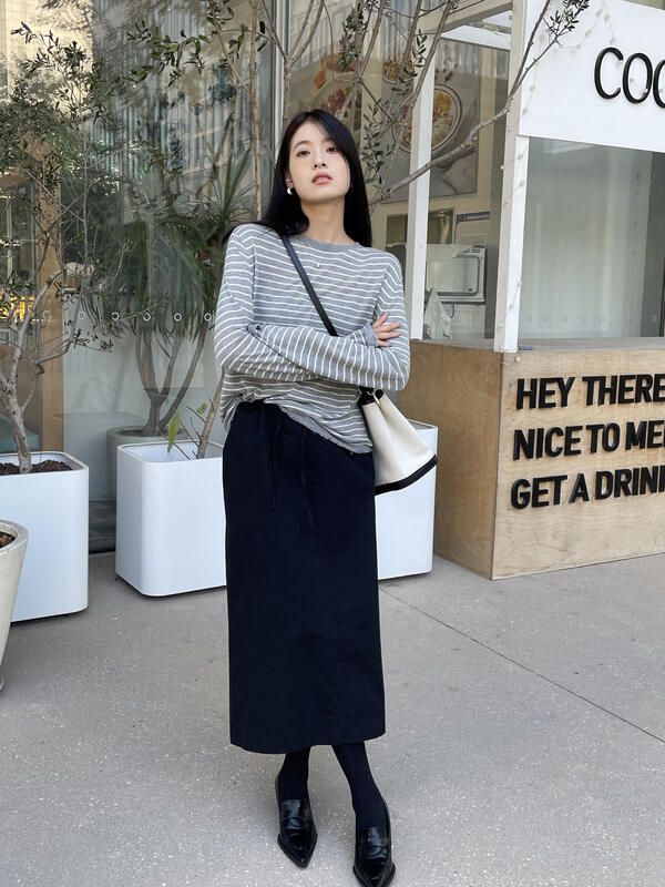 【CLEAN SPACE】Simple and versatile casual slim skirt 32609# CQW